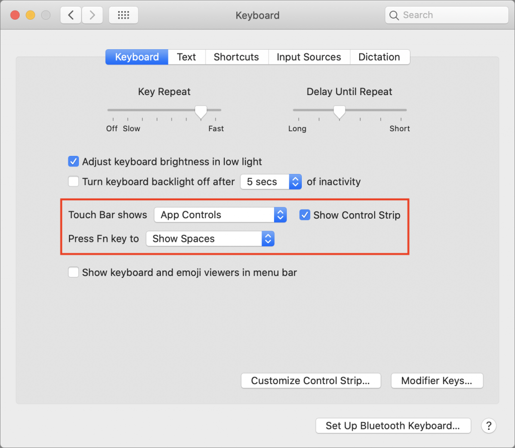 function keys on mac keyboard -pc